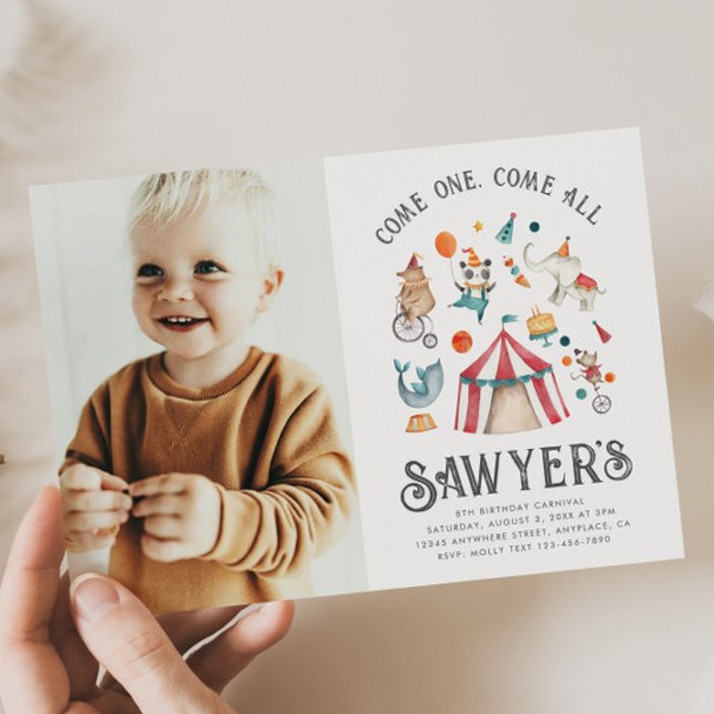 Photo Carnival Annival Invitation | Cirque (Créateur téléchargé)