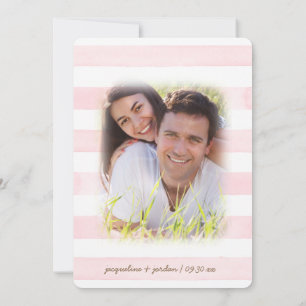 Photo Carte de Faire-Part Moderne Fleurs Aquarelle