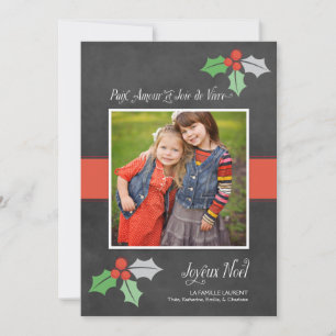 Photo Cartes de Noël   Paix Amour et Joie