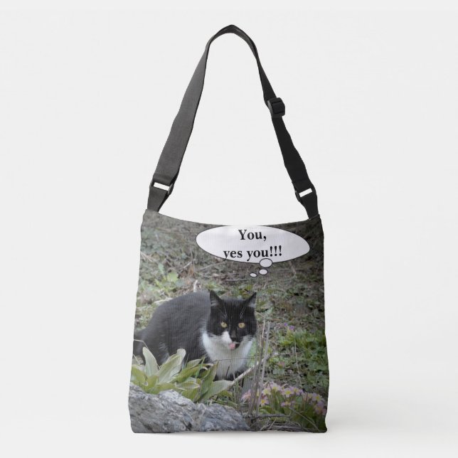 Photo Cat Texte personnalisé Sac de carrosserie (Devant)