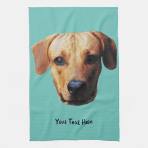 Photo Chien personnalisé Imprimer Serviette de thé