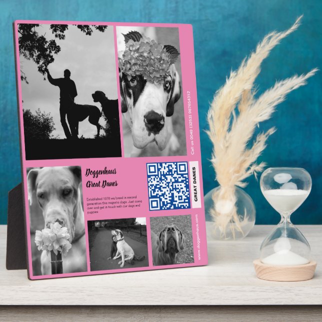 Photo Chiots en vente Plaque modèle (Côté)