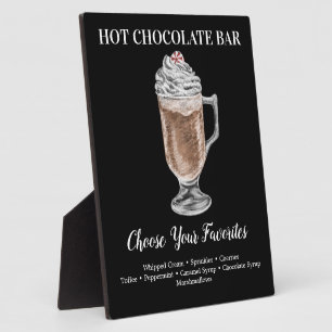 Photo Chocolat chaud Bar Boire Plaque