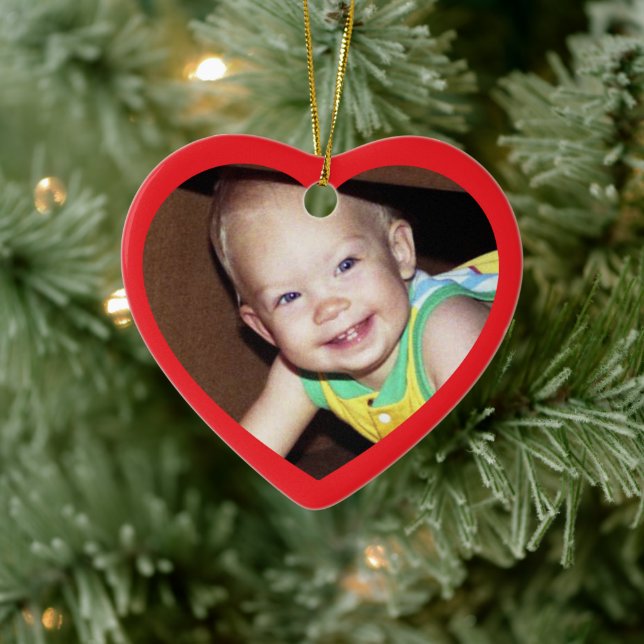 Photo Christmas Ornament - your photo (Baum)