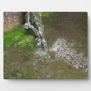 Photo Chute d'eau de chalut Bouillonnant Plaque d'eau