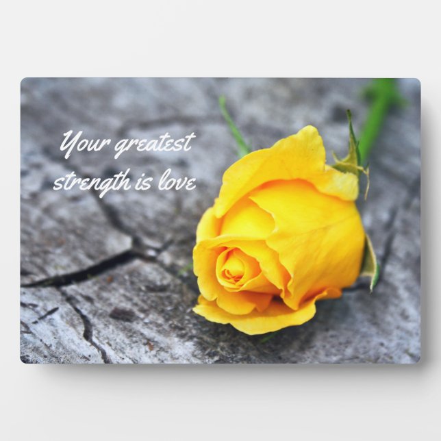 Photo Citations Inspiration Plaque de table avec Easel (Devant)