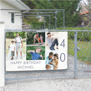 Photo Collage 5 Photo Bannière du 40e anniversair