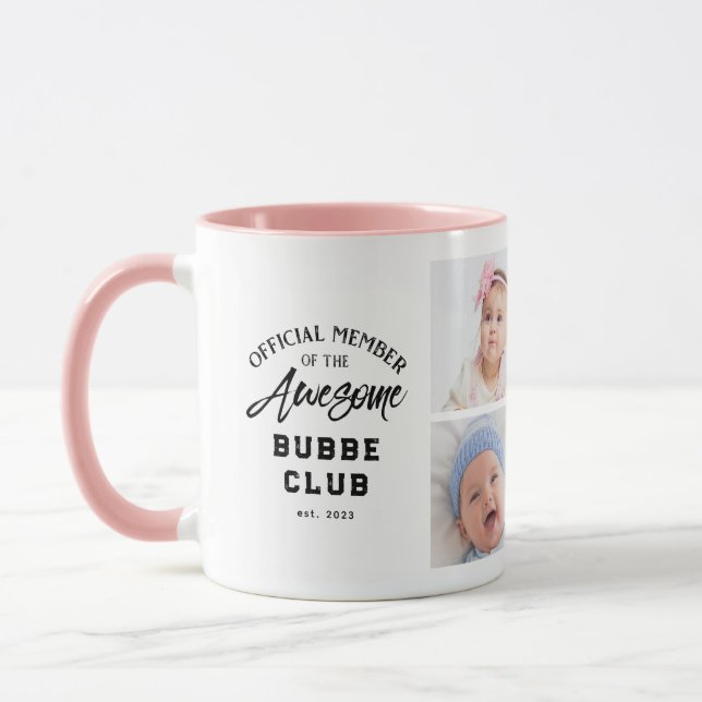 Photo Collage Awesome BUBBE Mug (Gauche)