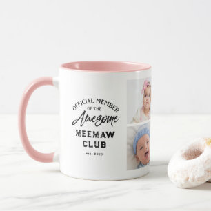 Photo Collage Awesome MEEMAW Mug