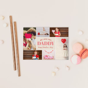 Photo Collage Carte Saint Valentin pour papa