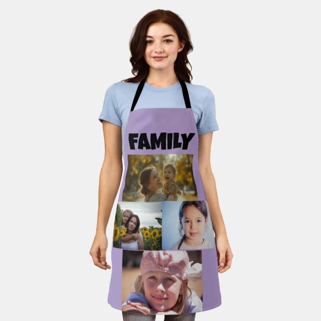 PHOTO COLLAGE CUSTOM KITCHEN APRON FOR MOM SCHÜRZE (Getragen)