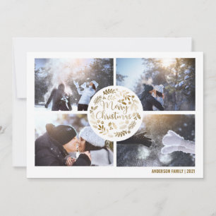 Photo Collage Joyeux Noël Carte de vacances