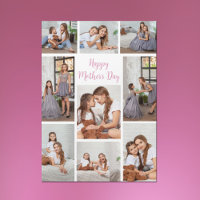Photo Collage Magnet Card de la Fête des Mères