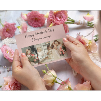 Photo Collage & Message - Personalized Gift |  Postkarte