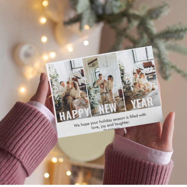 Photo Collage moderne & Carte postale Joyeuse du N (Créateur téléchargé)