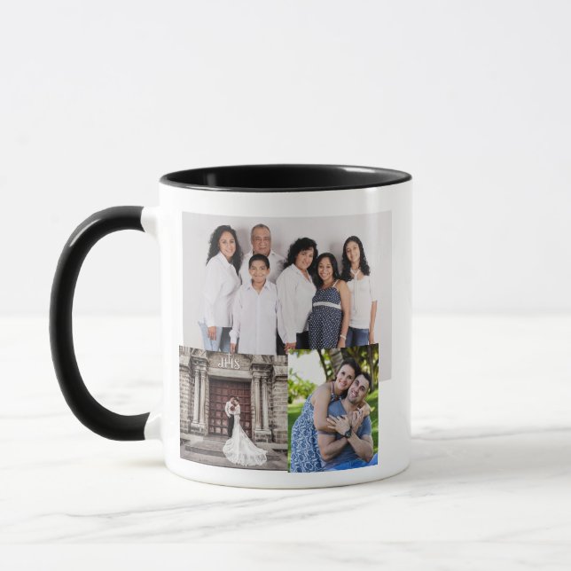 PHOTO COLLAGE MUG DE CAFÉ PERSONNALISÉ (Gauche)