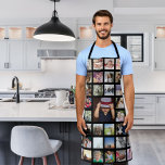Photo Collage Unique Personalized Schürze<br><div class="desc">Photo Collage Unique Personalized apron from Ricaso - please be aware of the positioning of the top photos so you get the look you desire</div>