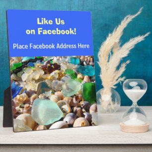 Photo Comme nous sur Facebook Contre-panneau Plaque pers