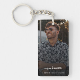 Photo commémorative In Love Memory Modern Script