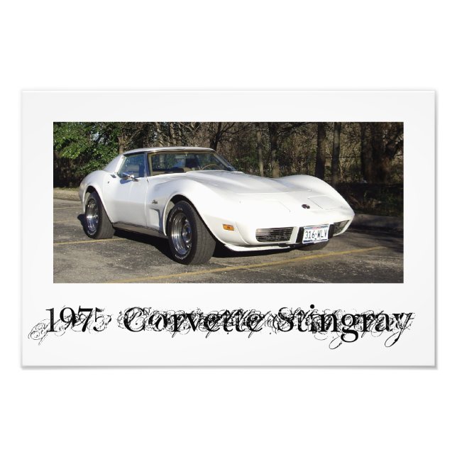 Photo Corvette Stingray 1975 (Devant)