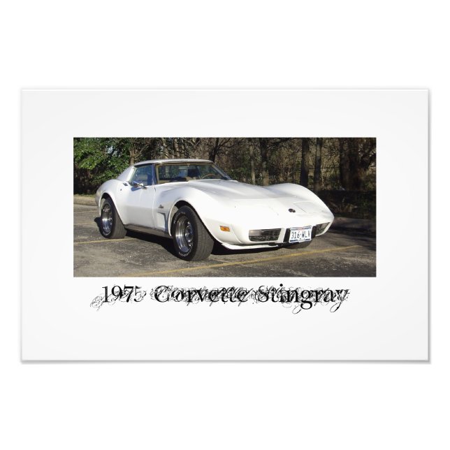 Photo Corvette Stingray 1975 (Devant)