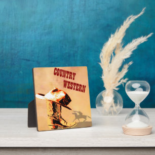 Photo Country Western Plaque