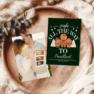 Photo Couple Noël Grossesse Faire-part