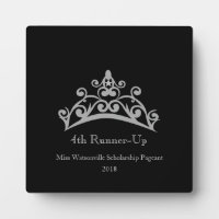 Couronne en argent Tiara 4ème dauphine Plaque