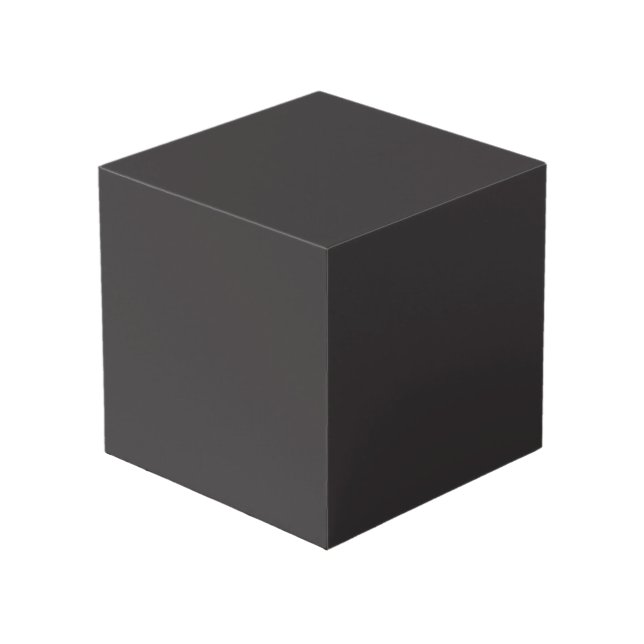 Photo Crayon Color Black Cube Box (Angle devant)