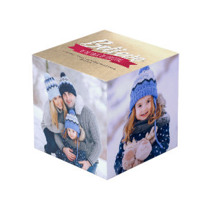 Photo Croyez en la magie du cube de photos de Noël