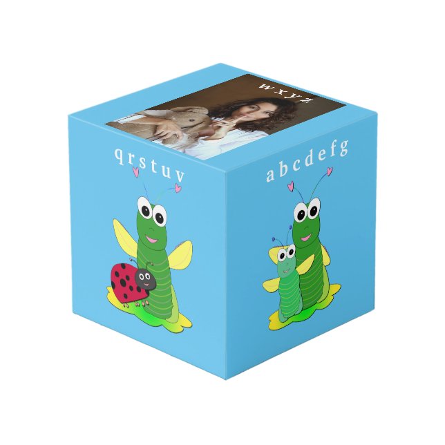 Photo Cube bloc Alphabet Cricket (Angle devant)