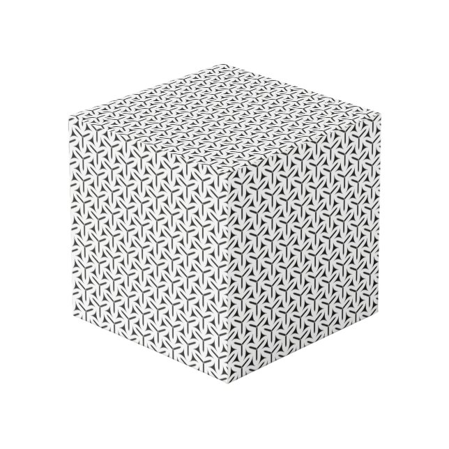 Photo Cube Motif de lames gothiques (Angle arrière)