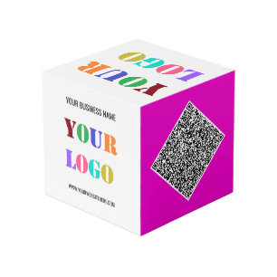 Photo Cube promotionnel exemple avec logo d'entreprise e