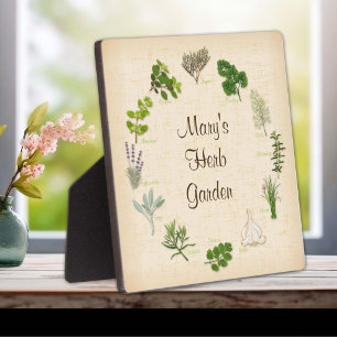 Photo Customize Your 5 X 7 Herb Garden Plaque
