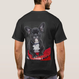 Photo Cute Louie I Black French Bulldog T-shirt