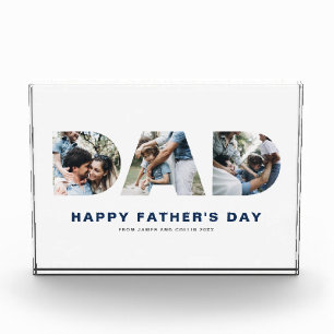 Photo DAD Cutout Happy Fête des pères Photo Bloc