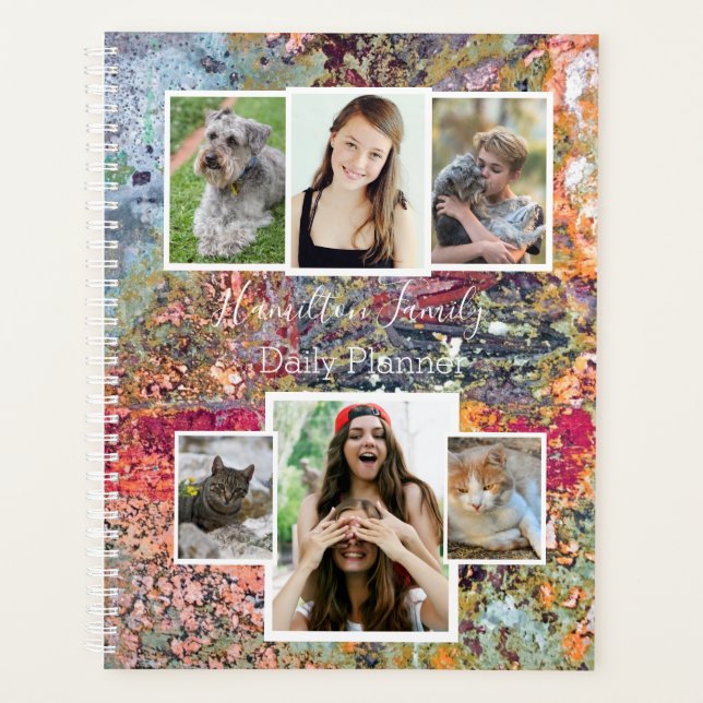 Photo Daily Planner - Peach HAMbWG (Devant)