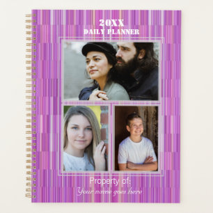 Photo Daily Planner Violet HAMbyWG
