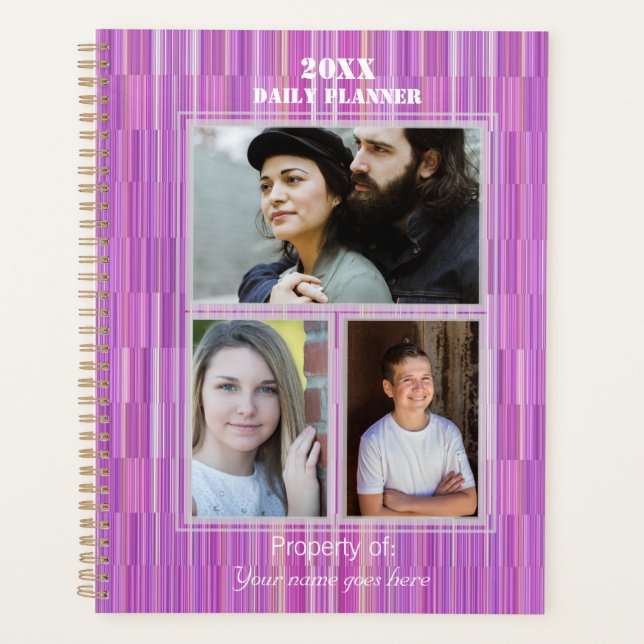 Photo Daily Planner Violet HAMbyWG (Devant)