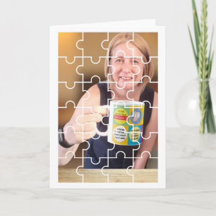 Photo dans la carte de voyant, Joyeux casse-tête A