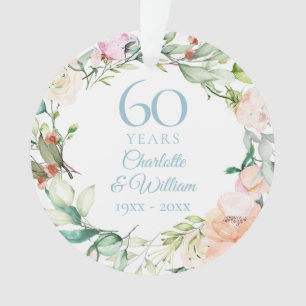 Photo de 60e anniversaire de mariage avec roses et