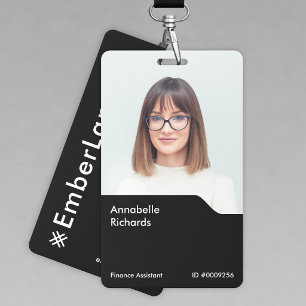 Photo de badge d'identification 3x5   Carte d'empl