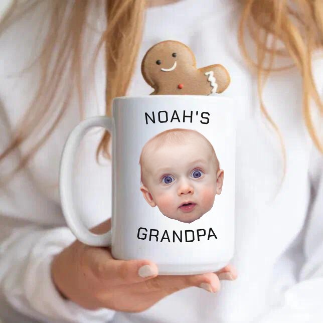 Photo de bébé personnalisée Mug | Bébé personnalis (Créateur téléchargé)