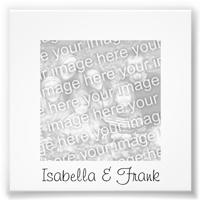 Photo de cadre blanc (Devant)