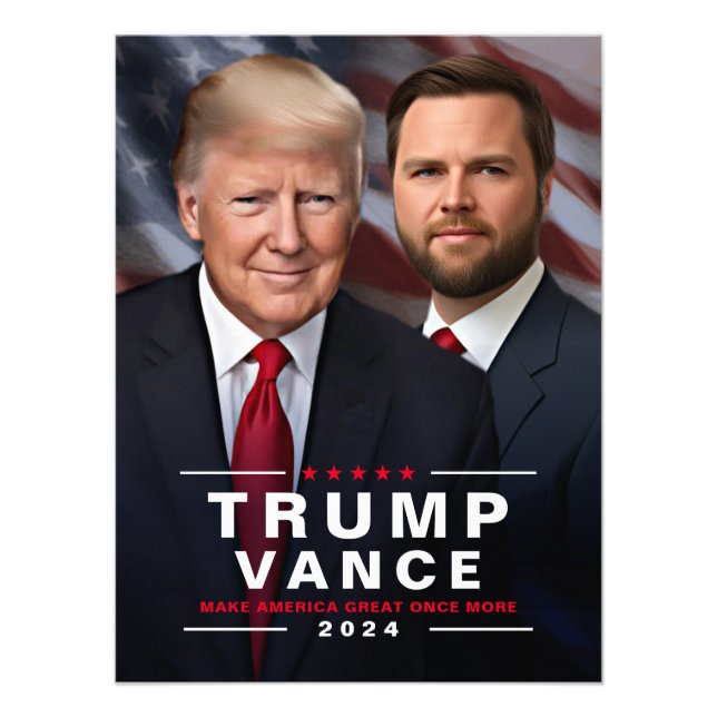 Photo de campagne collective de Trump Vance 2024 (Devant)