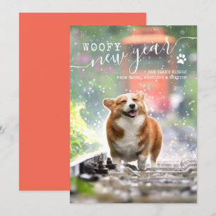 Photo de Chien de Nouvel An Carte Vacances