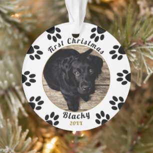 Photo de Chien Empreinte de patte de Noël de Puppy