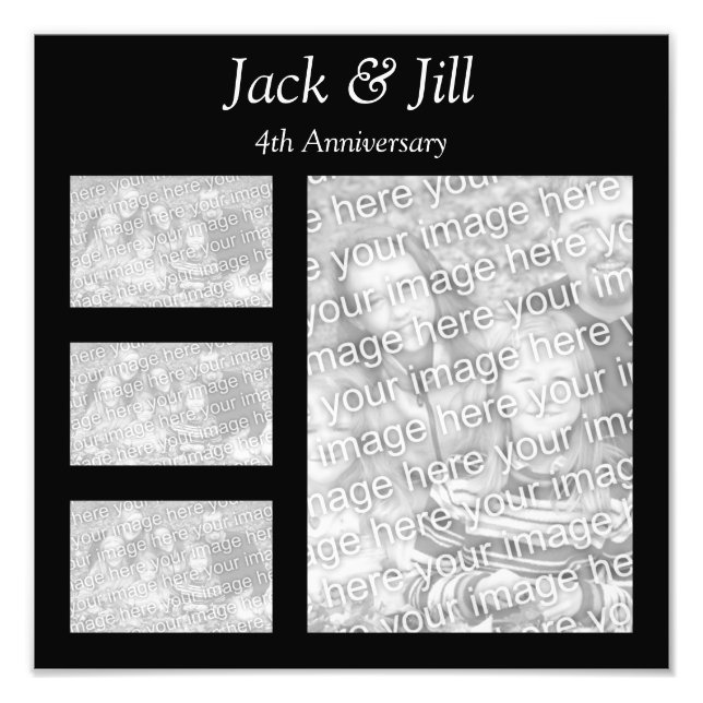 Photo de collage noir (Devant)