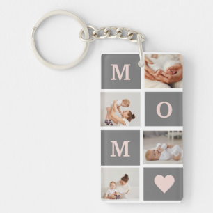 Photo de collection moderne Best Mom Pink & Grey C