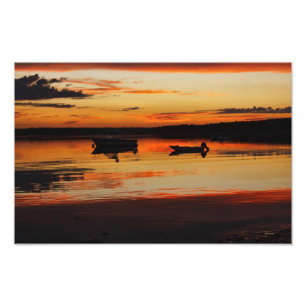 Photo de coucher du soleil du Maine